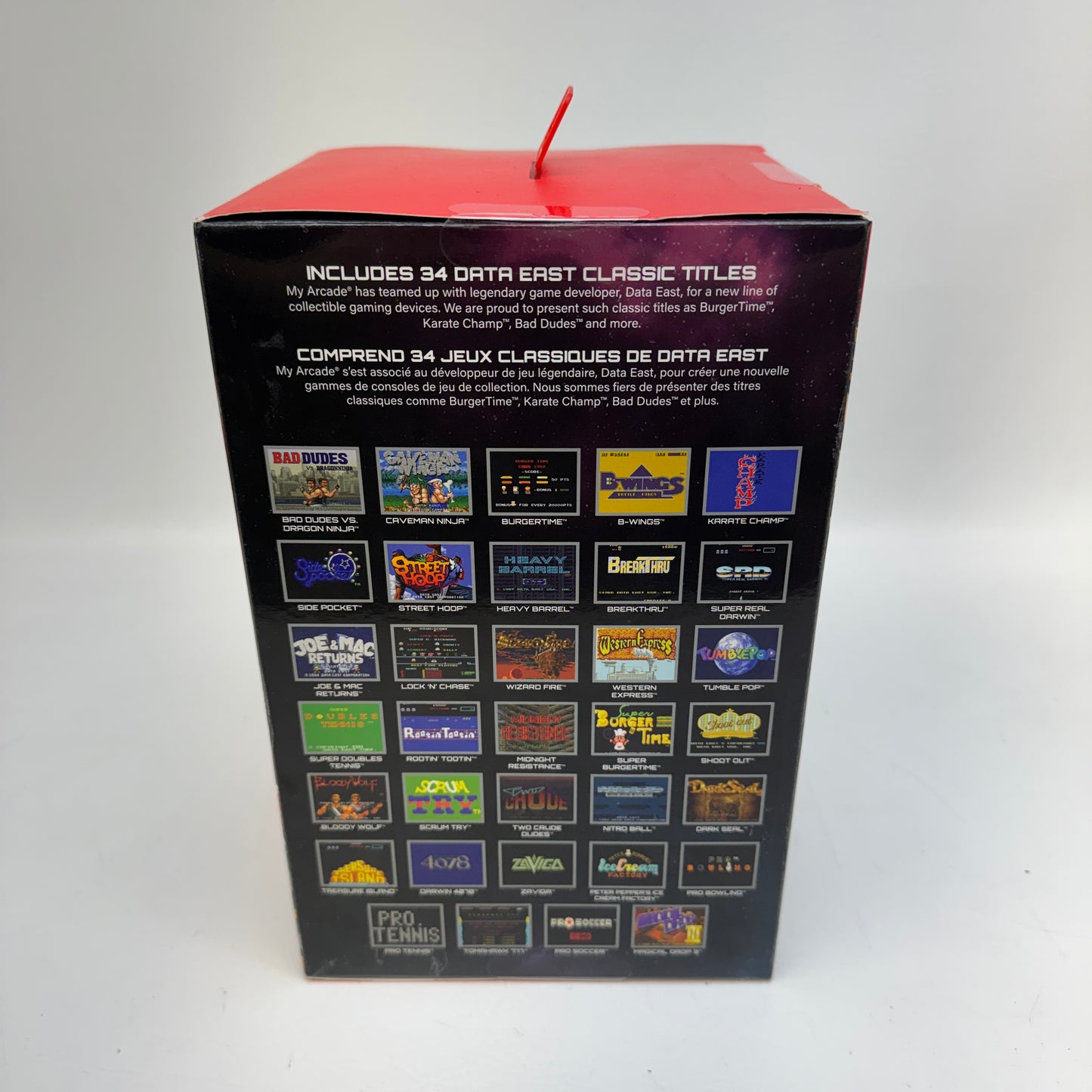 New My Arcade Data East Classics Mini Player Retro Arcade Cabinet 34 Games 3200