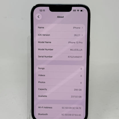 T-Mobile Apple iPhone 13 Pro 256GB Sierra Blue MLU03LL/A