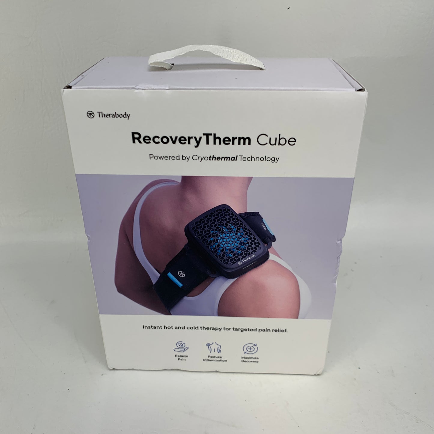 New Therabody RecoveryTherm Cube Heat Cold Contrast Therapy Device TB03778-01