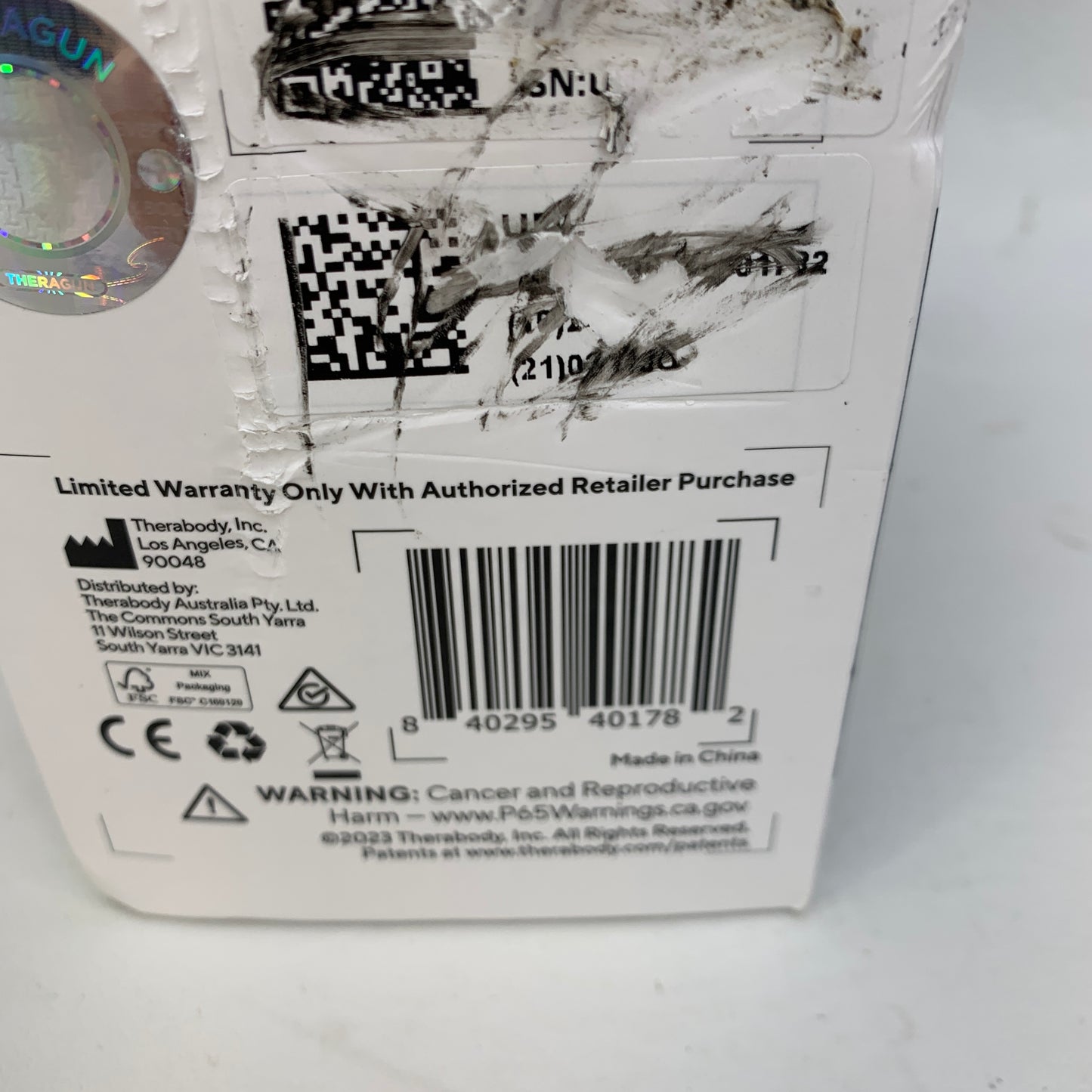 New Therabody RecoveryTherm Cube Heat Cold Contrast Therapy Device TB03778-01