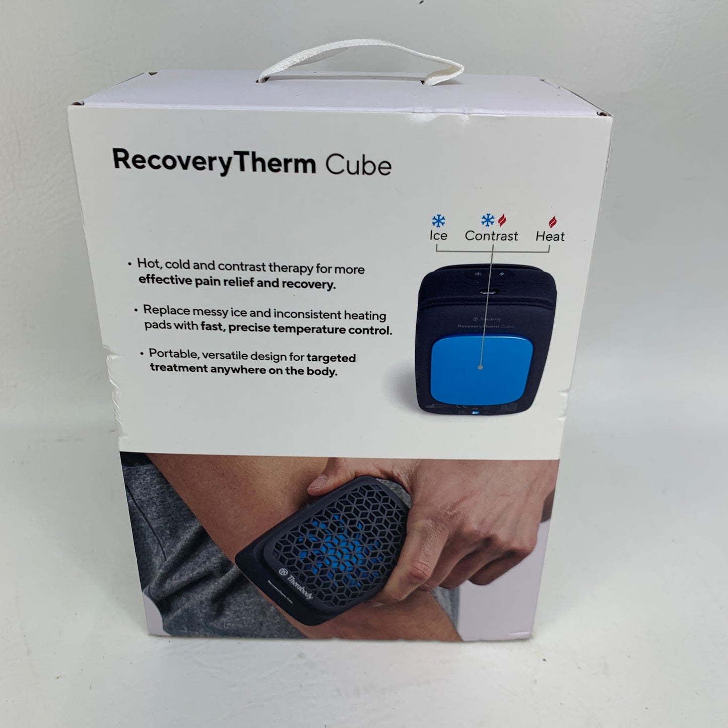 New Therabody RecoveryTherm Cube Heat Cold Contrast Therapy Device TB03778-01