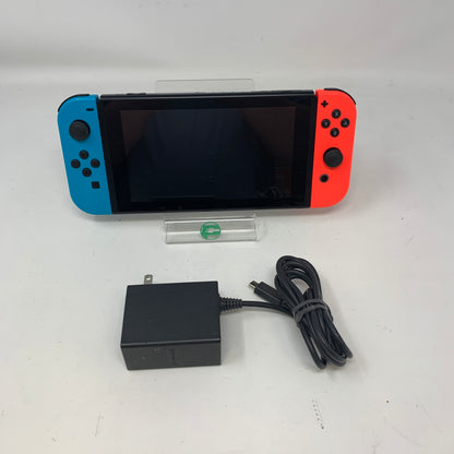 Nintendo Switch v2 Video Game Console HAC-001(-01)  Red/Blue