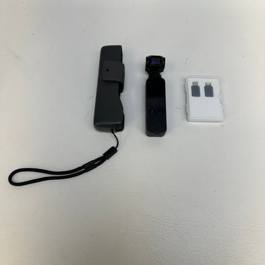 DJI Osmo Pocket Handheld 3 Axis Gimbal 4K Camera OT110 Case Adapters