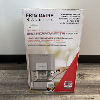 New Frigidaire Artisinal Sphere Countertop Ice Maker  EFIC242-GREY