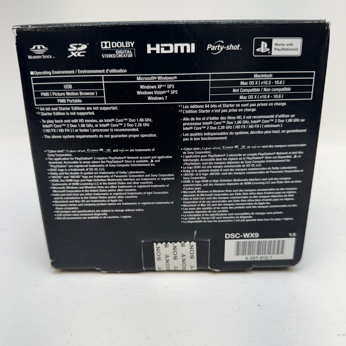 Sony Cyber-Shot DSC-WX9 16.2MP Compact Digital Camera Black