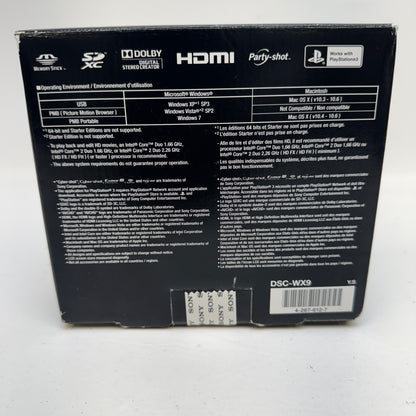 Sony Cyber-Shot DSC-WX9 16.2MP Compact Digital Camera Black
