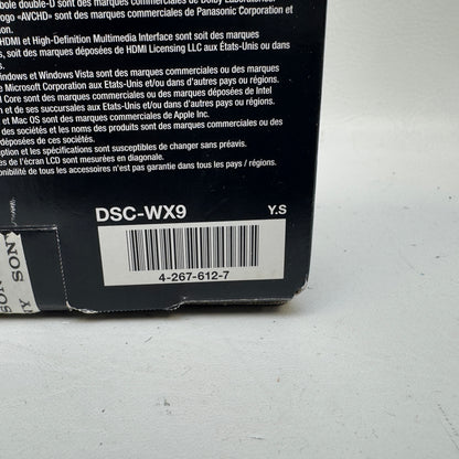 Sony Cyber-Shot DSC-WX9 16.2MP Compact Digital Camera Black