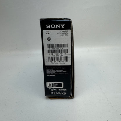 Sony Cyber-Shot DSC-WX9 16.2MP Compact Digital Camera Black