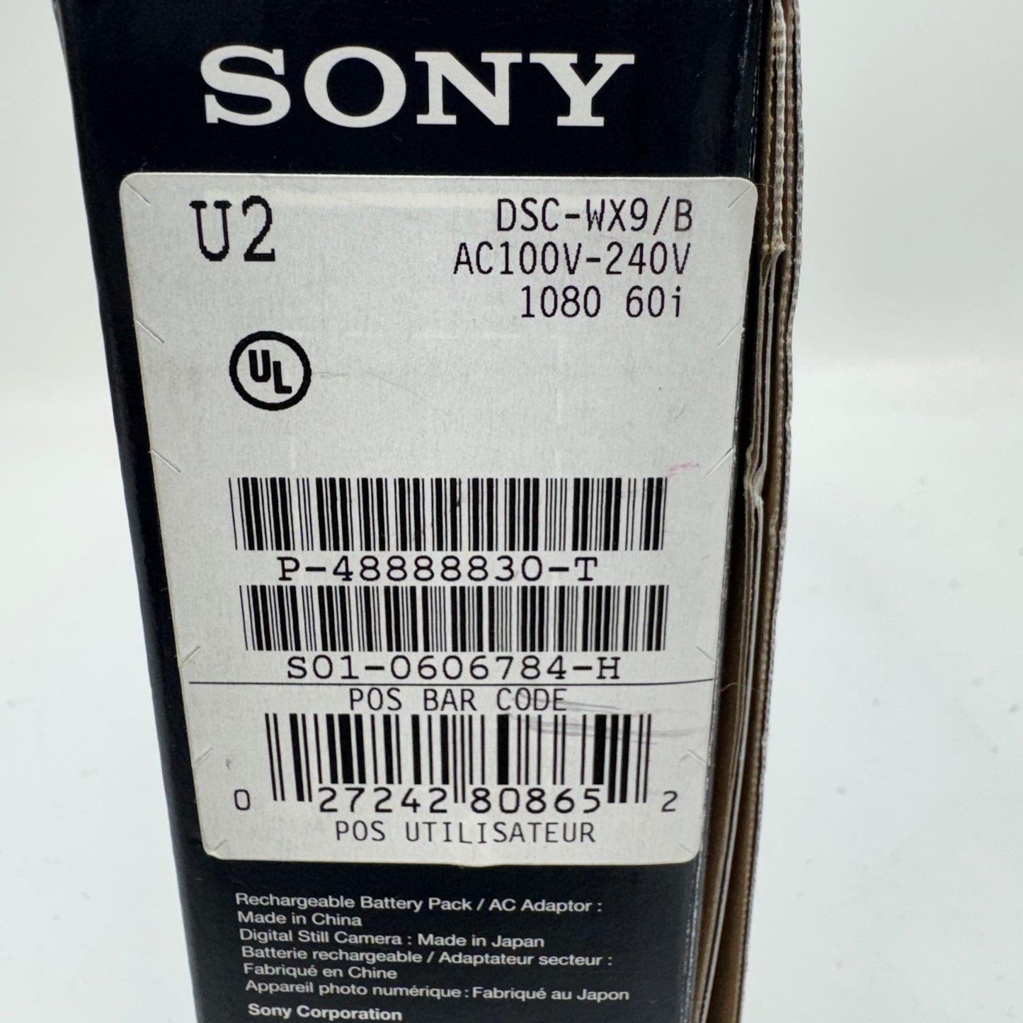 Sony Cyber-Shot DSC-WX9 16.2MP Compact Digital Camera Black