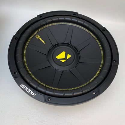 Kicker 44CWCS124 CompC 12 600 Watt 4 Ohm Single Voice Coil Car Audio Subwoofer