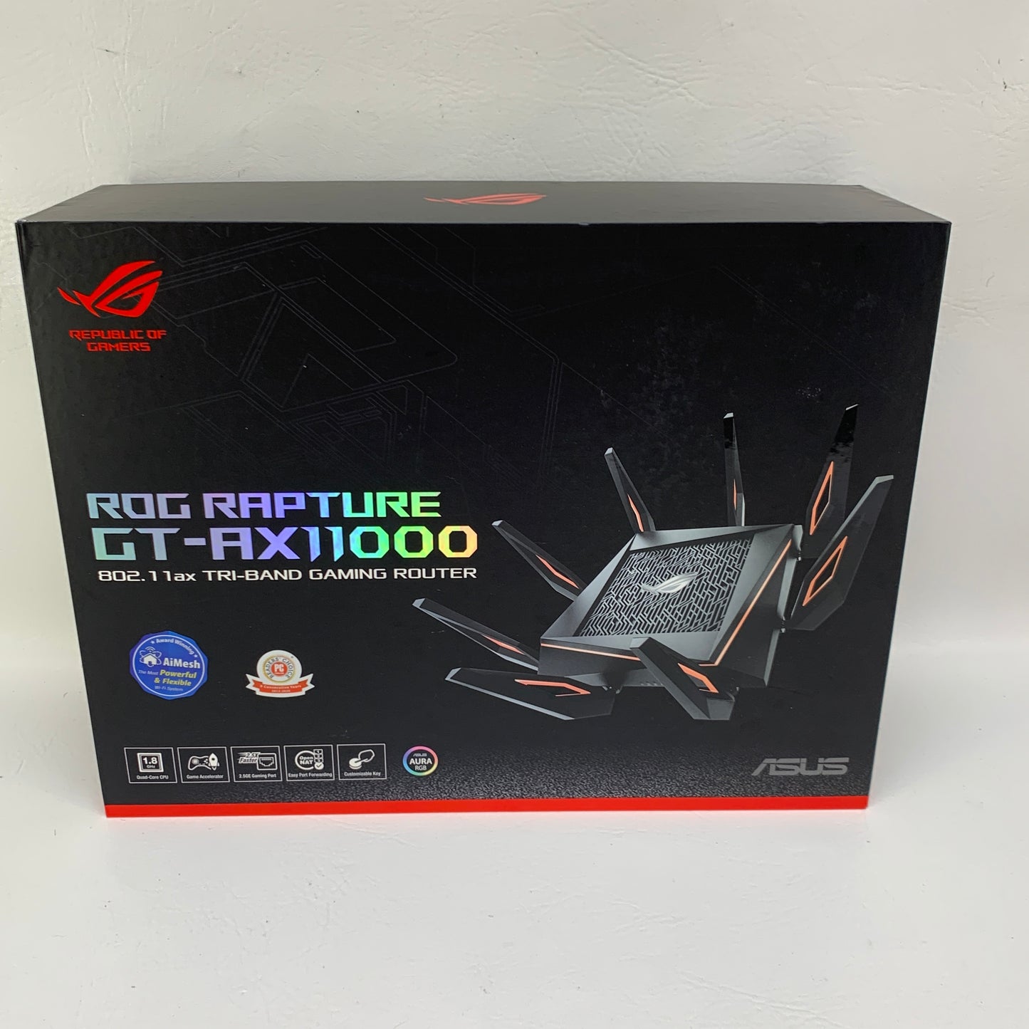 ASUS ROG Rapture Tri Band WiFi 6 GT-AX11000 Gaming Wireless Router