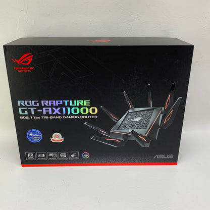 ASUS ROG Rapture Tri Band WiFi 6 GT-AX11000 Gaming Wireless Router