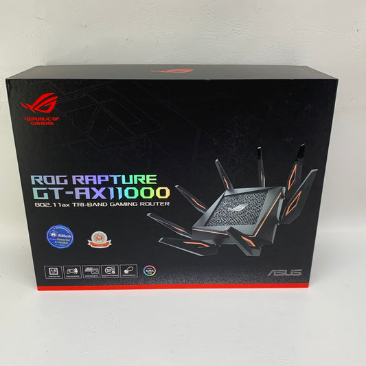 ASUS ROG Rapture Tri Band WiFi 6 GT-AX11000 Gaming Wireless Router