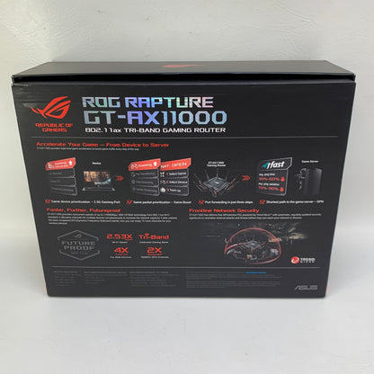 ASUS ROG Rapture Tri Band WiFi 6 GT-AX11000 Gaming Wireless Router