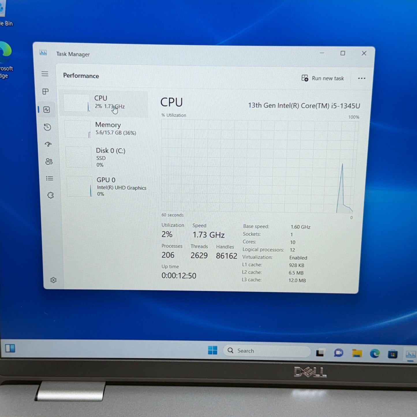 Dell Latitude 5540 15.6" i5-1345U 1.6GHz 16GB RAM 512GB SSD