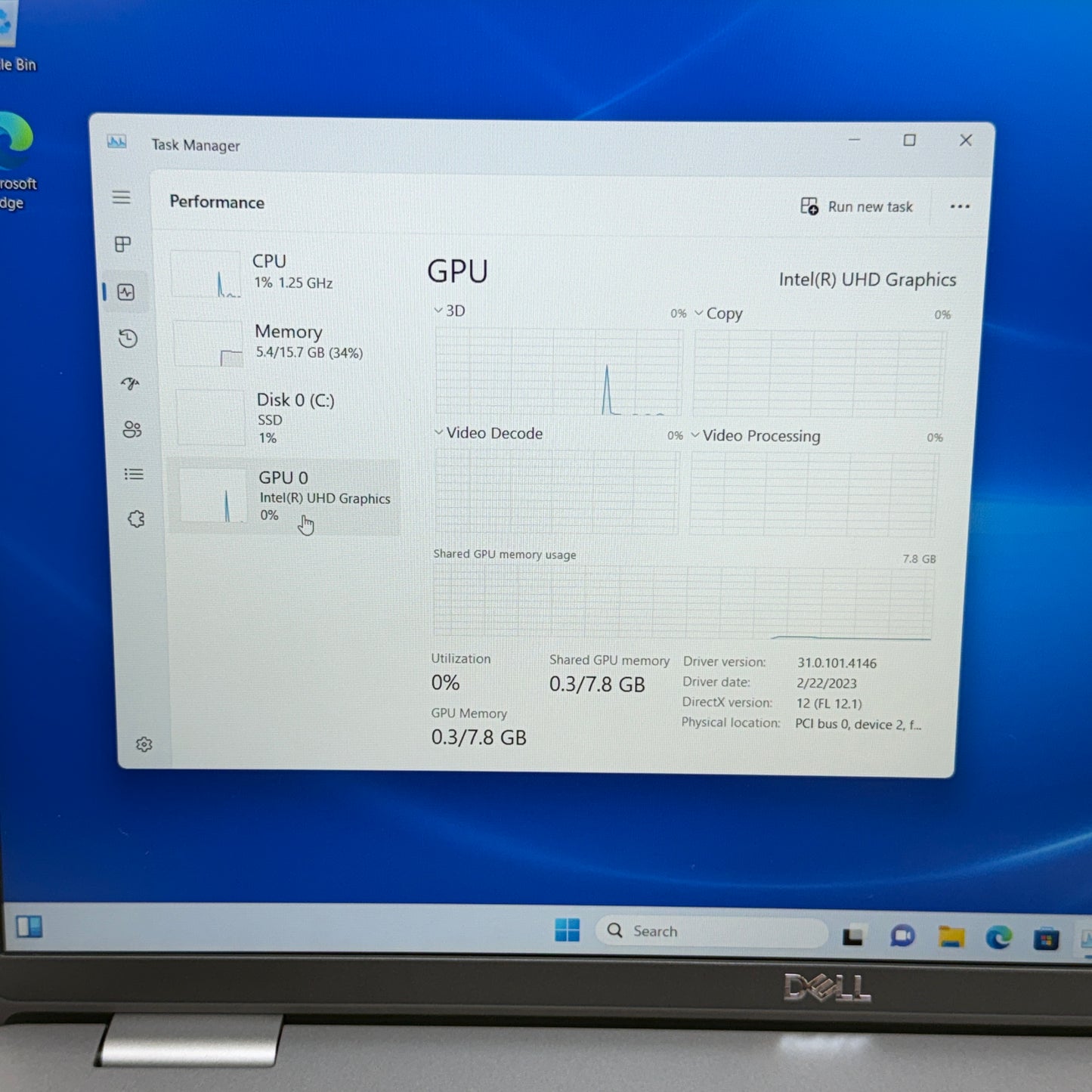 Dell Latitude 5540 15.6" i5-1345U 1.6GHz 16GB RAM 512GB SSD