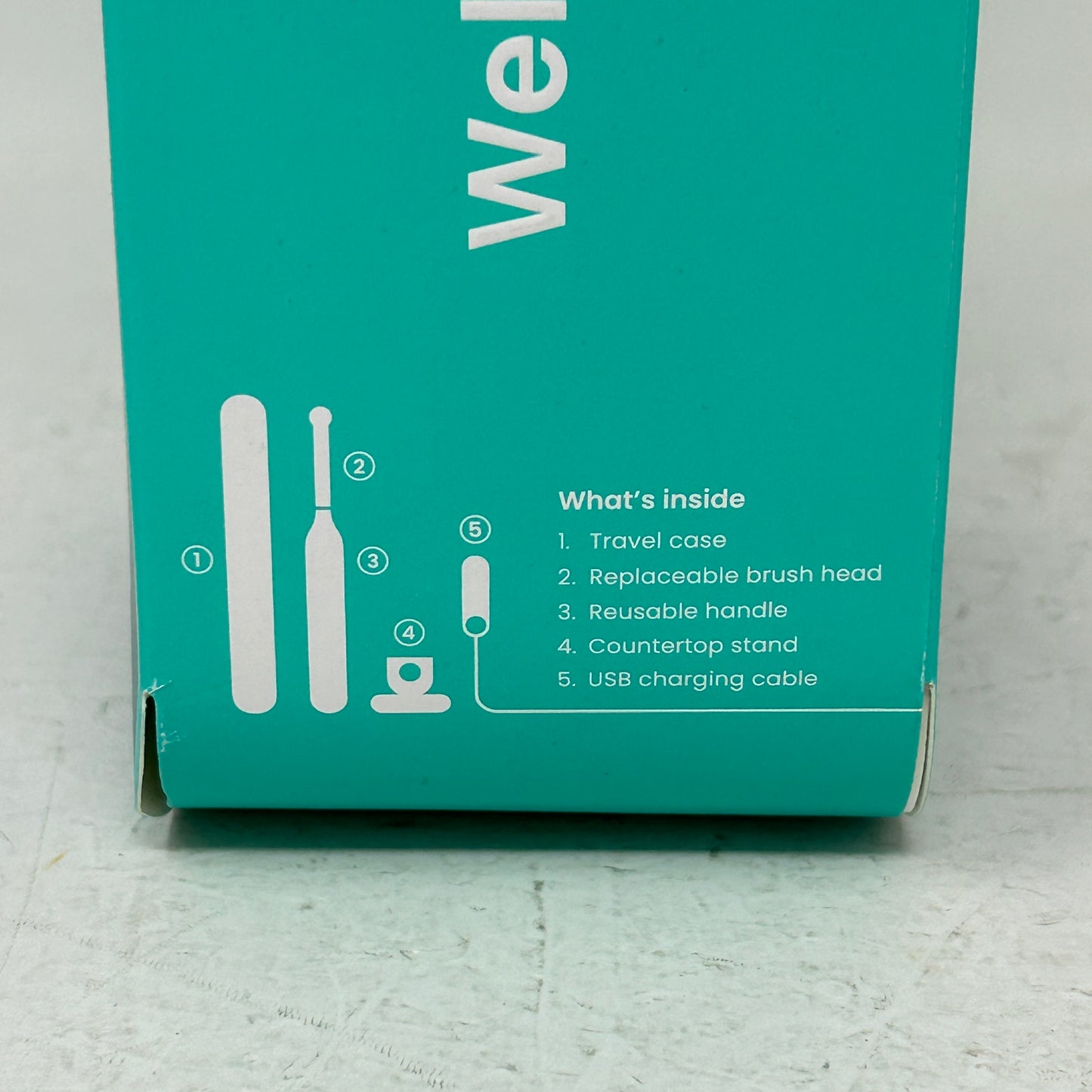 New Quip 360 Oscillating Electric Toothbrush Rechargeable White