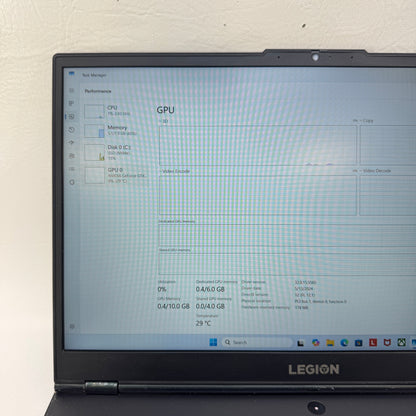 Lenovo Legion 15IMH05H 15.6" i7-10750H 2.6GHz 8GB RAM 512GB SSD GeForce GTX 1660
