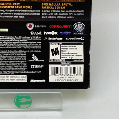 Witcher 2: Assassins of Kings: Enhanced Edition (Microsoft Xbox 360, 2012)