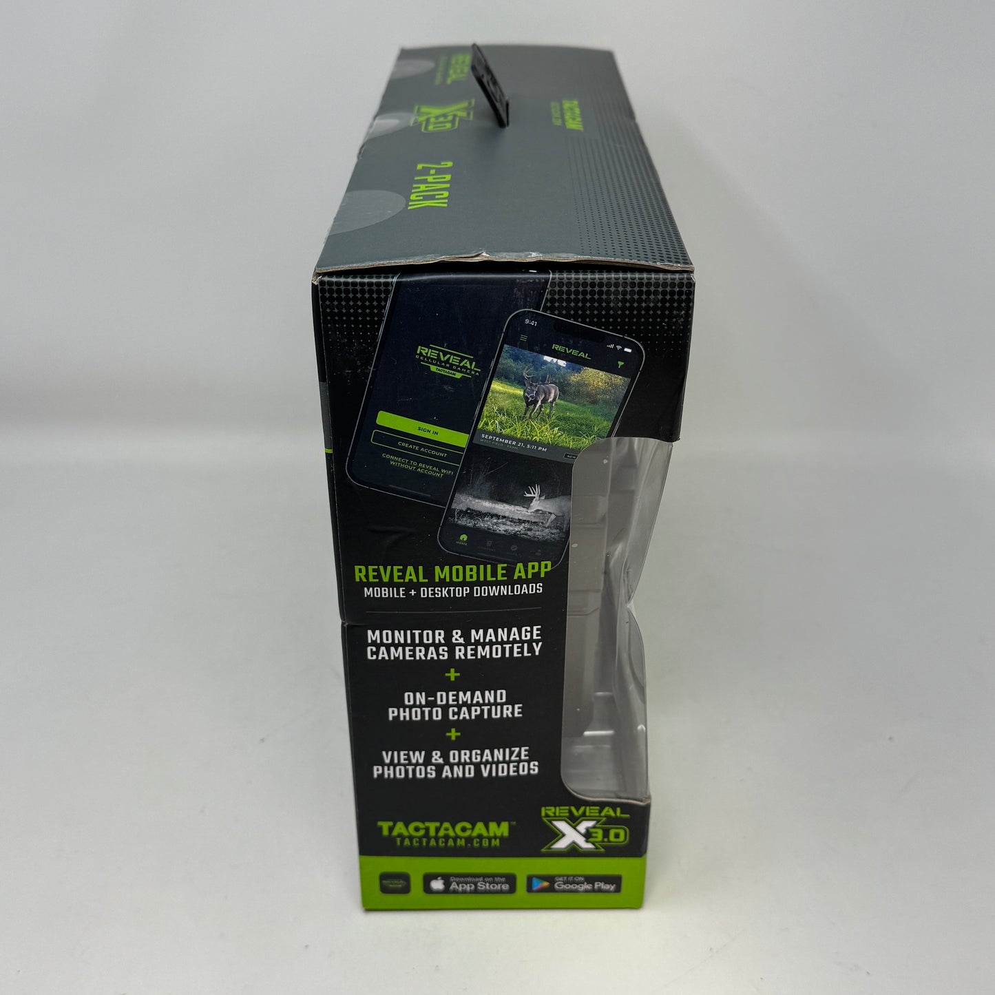 New Tactacam Reveal Pro 3.0 Cellular Trail Camera 2-Pack RV-XG3-BNDL1