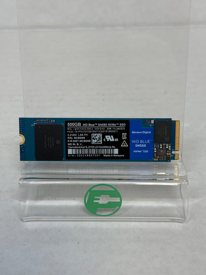 WD 2280mm Blue SN550 500GB M.2 NVMe Gen 3.0 x 4 SSD WDS500G2B0C-00PXH0