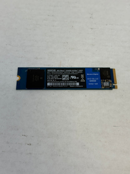 WD 2280mm Blue SN550 500GB M.2 NVMe Gen 3.0 x 4 SSD WDS500G2B0C-00PXH0