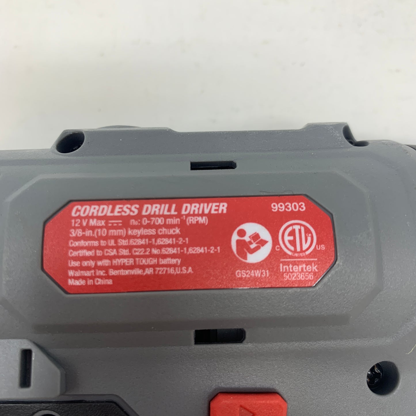 Hyper Tough 99303 12V Max 3/8" Li-ion Cordless Drill Driver