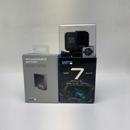 New GoPro Hero7 Black 12MP 4K Waterproof Action Camera CHDHX-701
