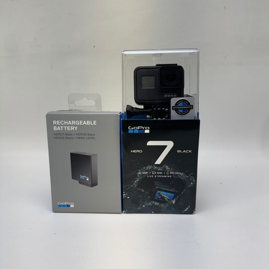 New GoPro Hero7 Black 12MP 4K Waterproof Action Camera CHDHX-701