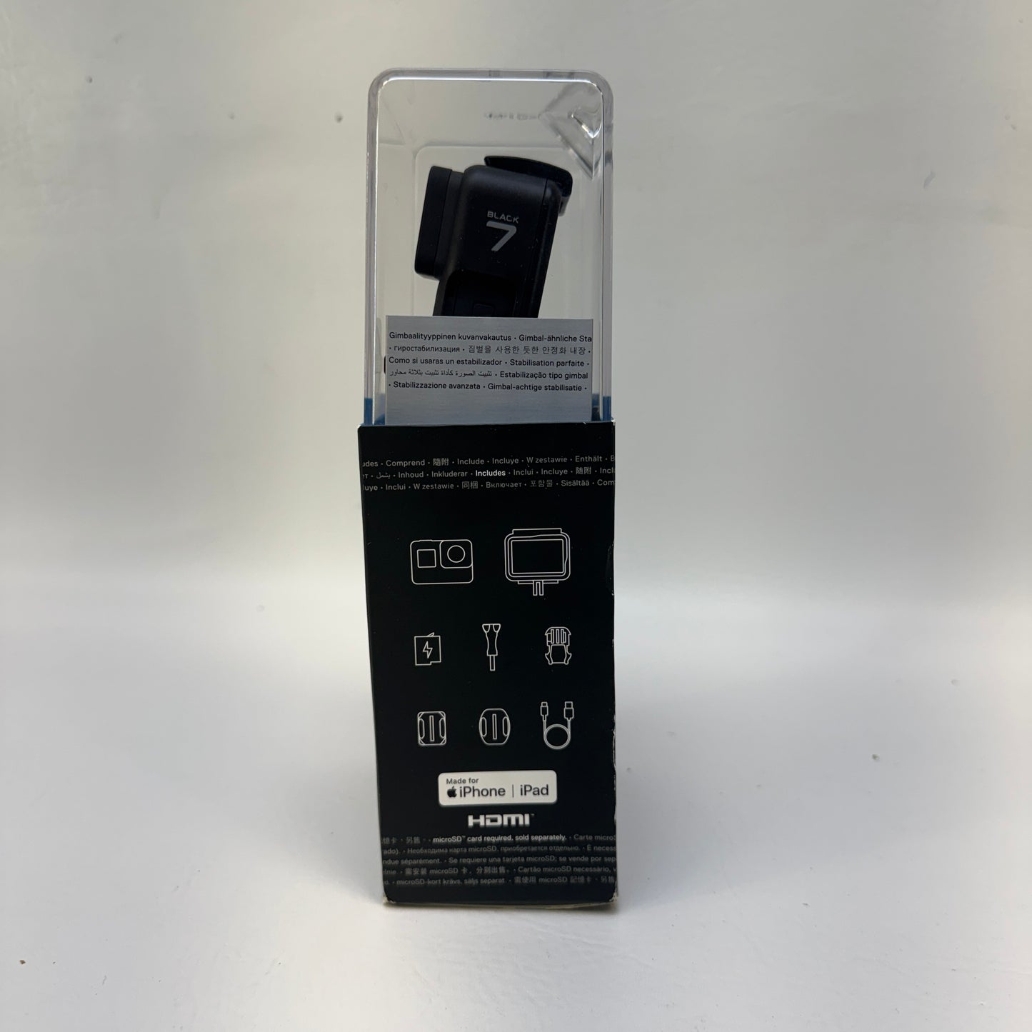 New GoPro Hero7 Black 12MP 4K Waterproof Action Camera CHDHX-701