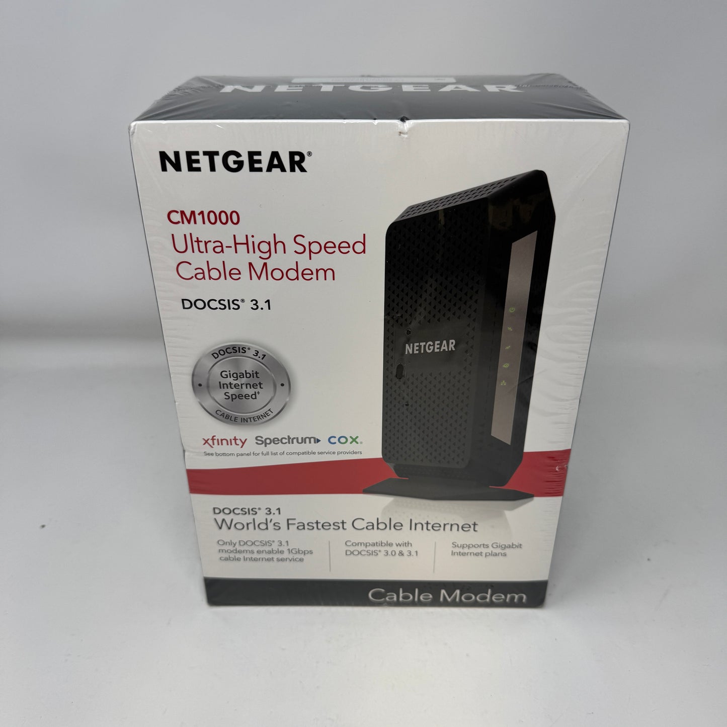 New CM1000 Ultra-High Speed Cable Modem DOCSIS 3.1 Gigabit
