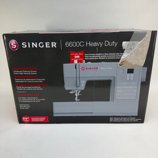 New Singer 6600C Heavy Duty Computerized Sewing Machine