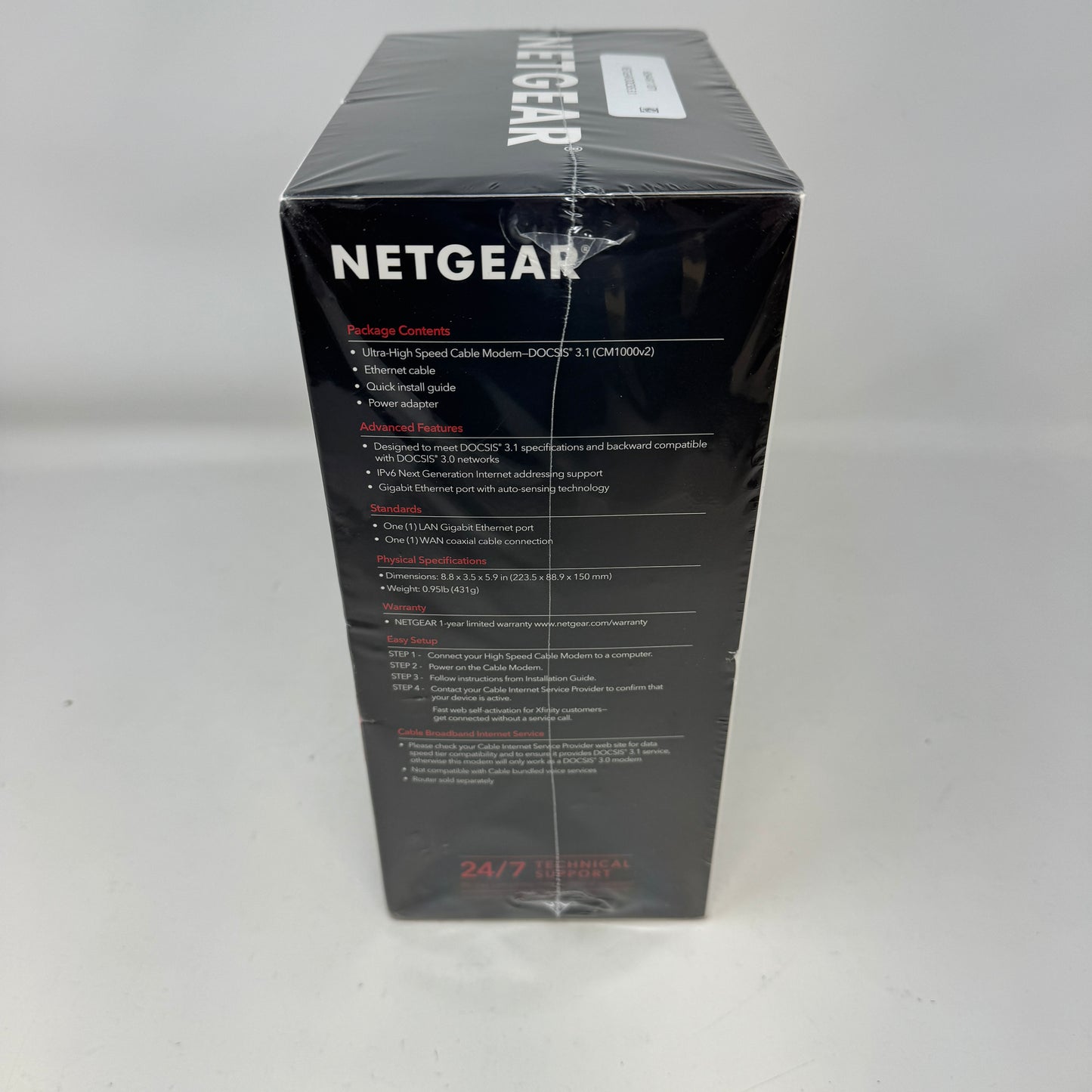 New CM1000 Ultra-High Speed Cable Modem DOCSIS 3.1 Gigabit