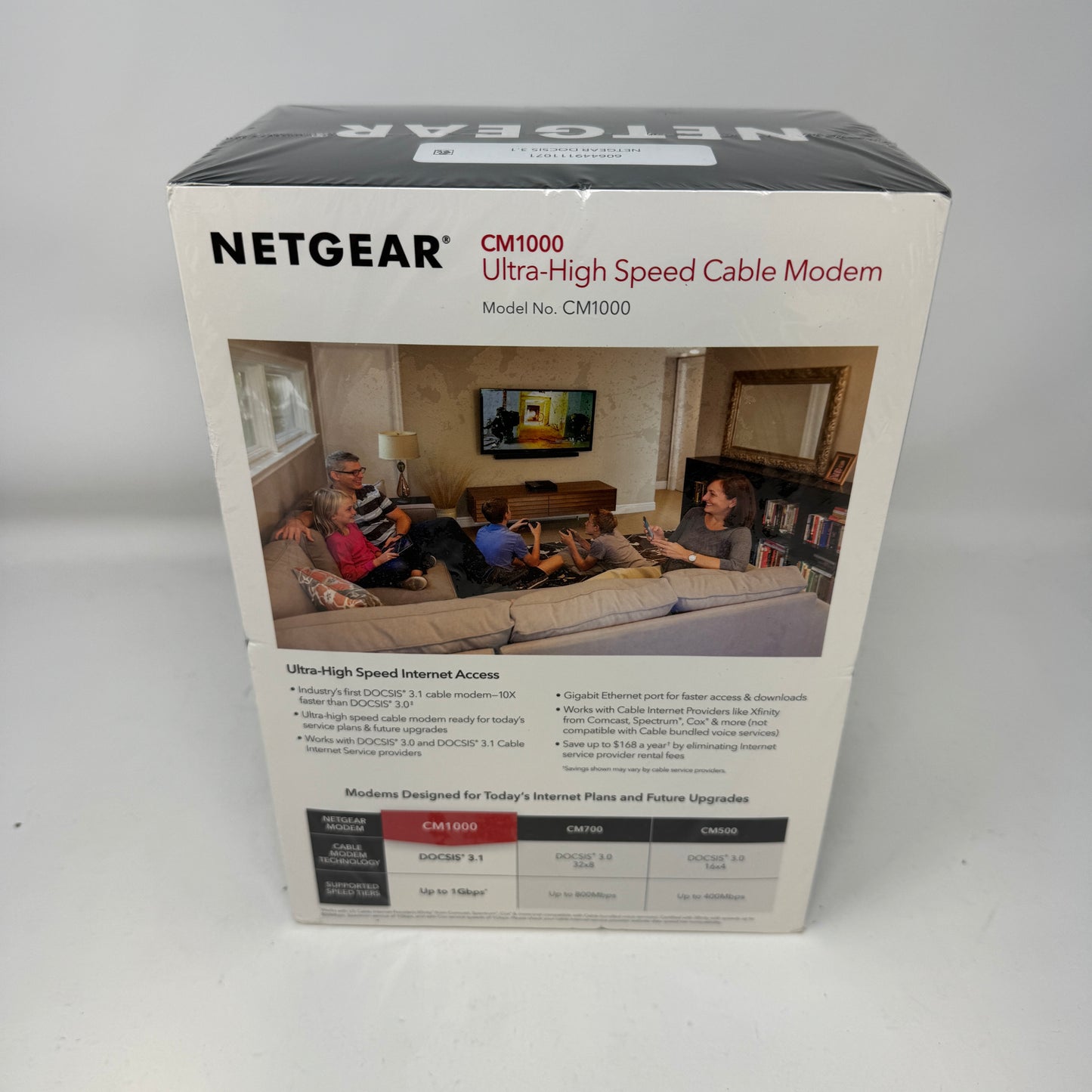 New CM1000 Ultra-High Speed Cable Modem DOCSIS 3.1 Gigabit