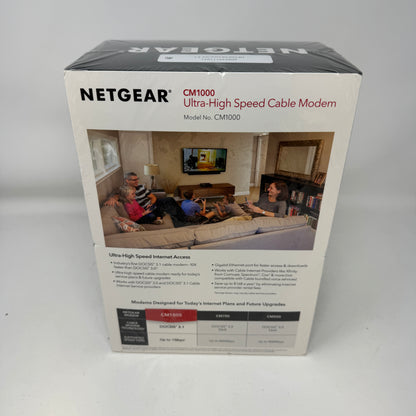 New CM1000 Ultra-High Speed Cable Modem DOCSIS 3.1 Gigabit
