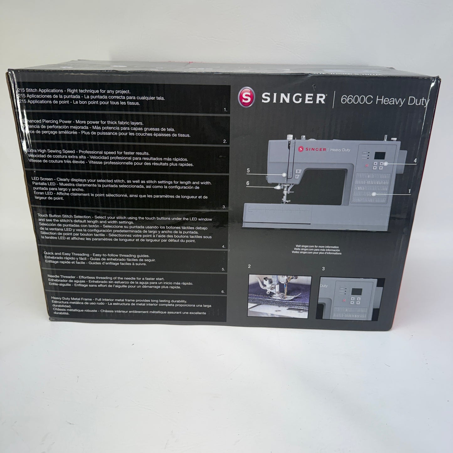 New Singer 6600C Heavy Duty Computerized Sewing Machine
