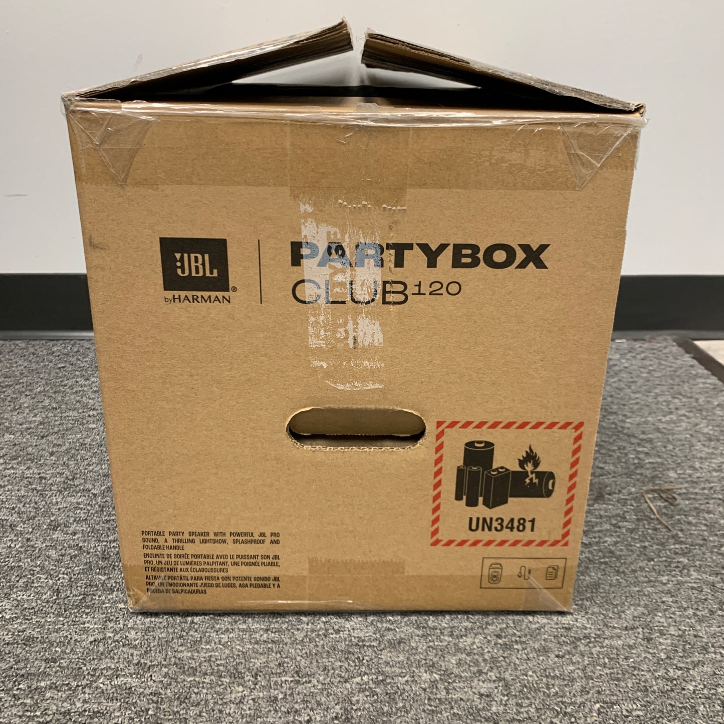 JBL PartyBox 120 Portable Party Speaker Black  JBLPBCLUB120AM