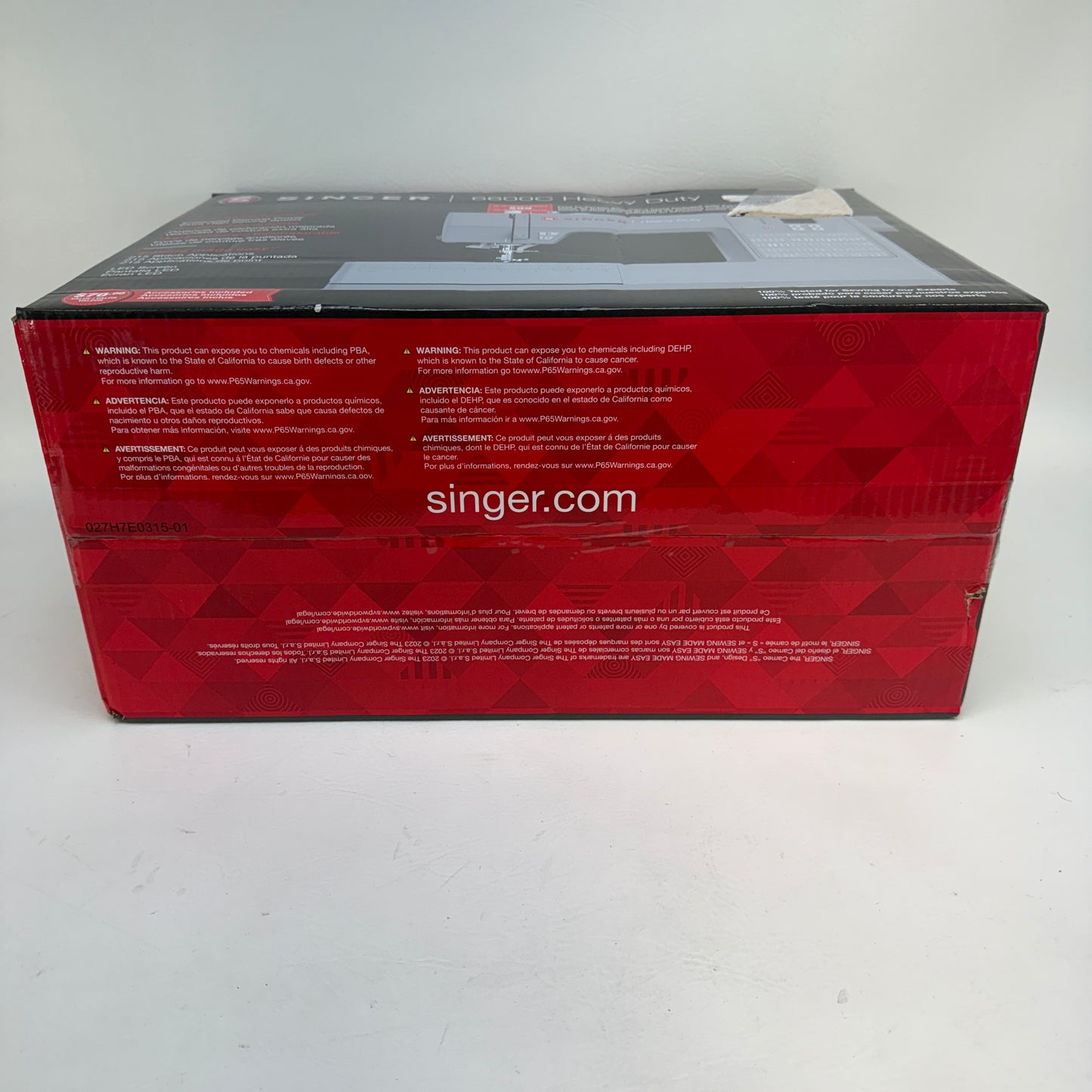 New Singer 6600C Heavy Duty Computerized Sewing Machine