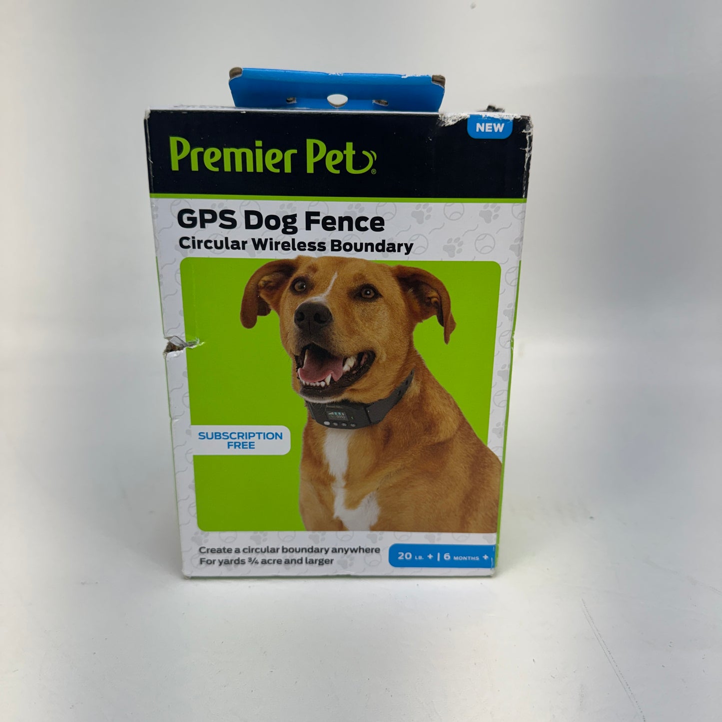 New Premier Pet GPS Dog Fence System Collar Circular Wireless Boundary GIF00-18024