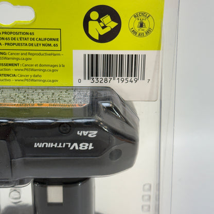 New Ryobi PBP2006 18V ONE+ 2.0 Ah Lithium-Ion Compact Battery (2-Pack)