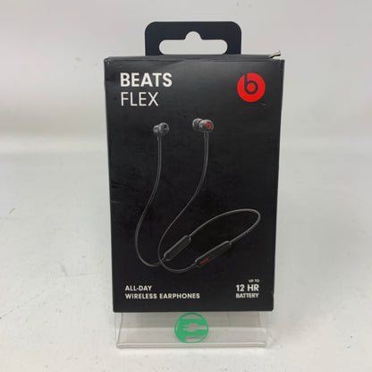 Beats Flex All-Day Wireless Earphones Black Headphones MYMC2LL/A