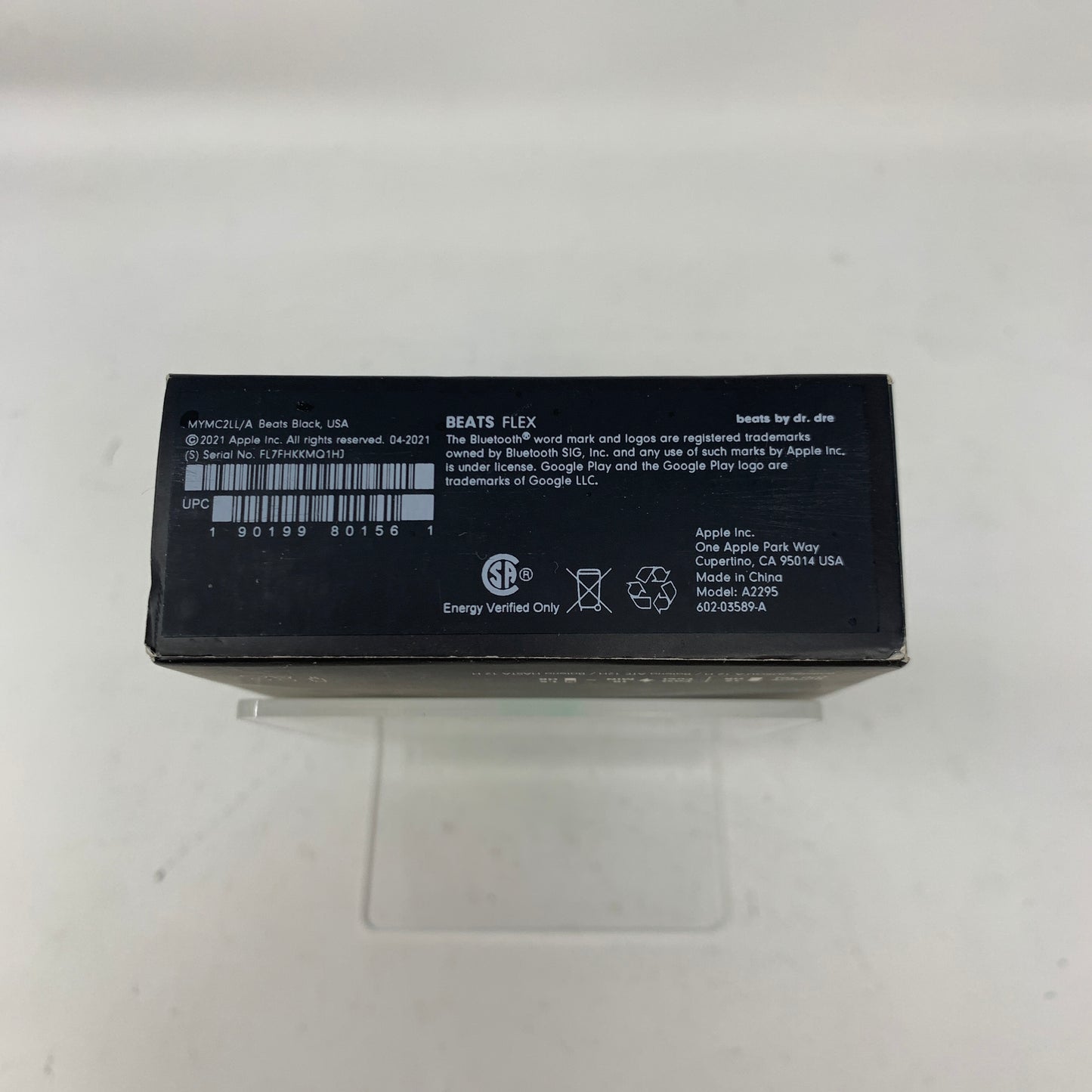 Beats Flex All-Day Wireless Earphones Black Headphones MYMC2LL/A