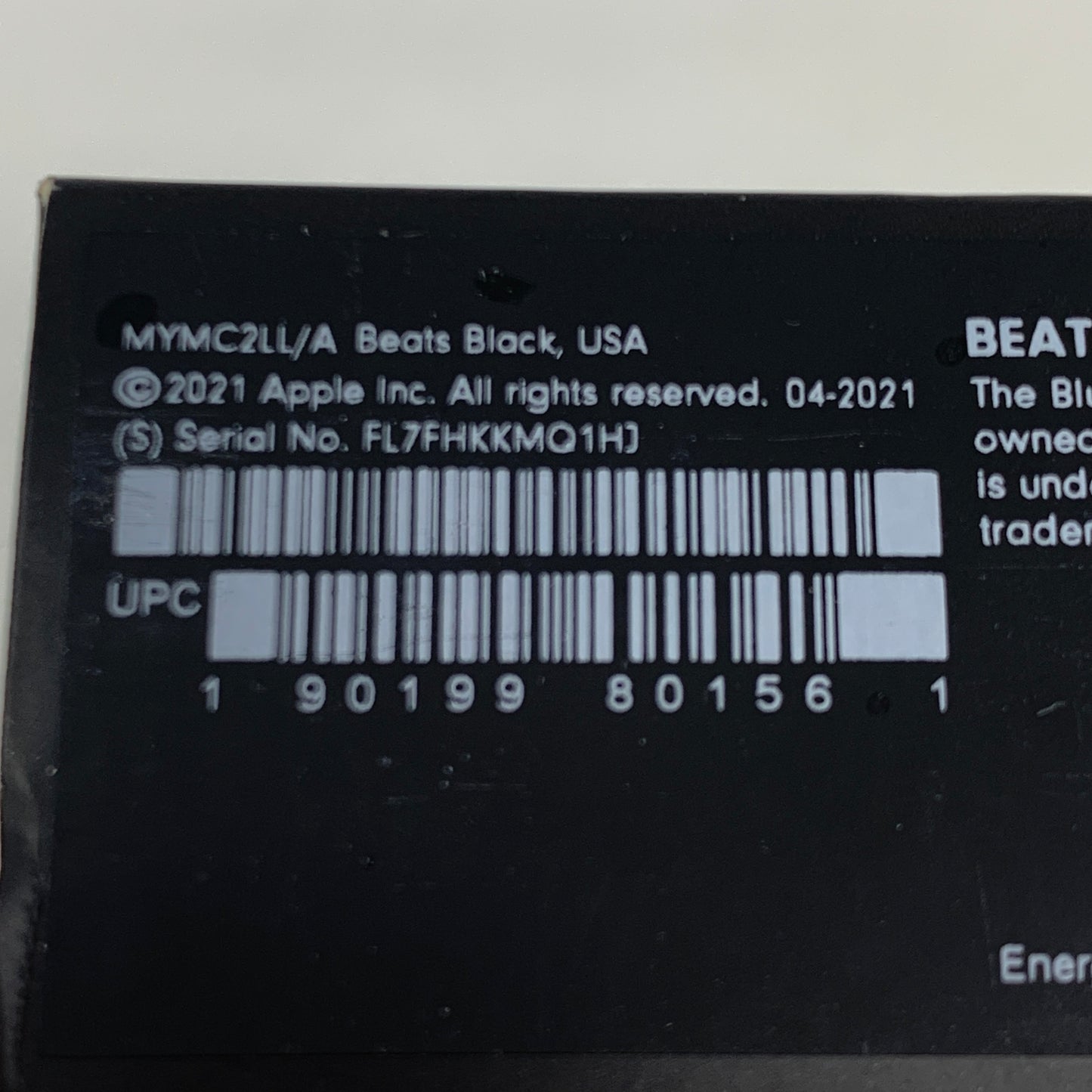 Beats Flex All-Day Wireless Earphones Black Headphones MYMC2LL/A