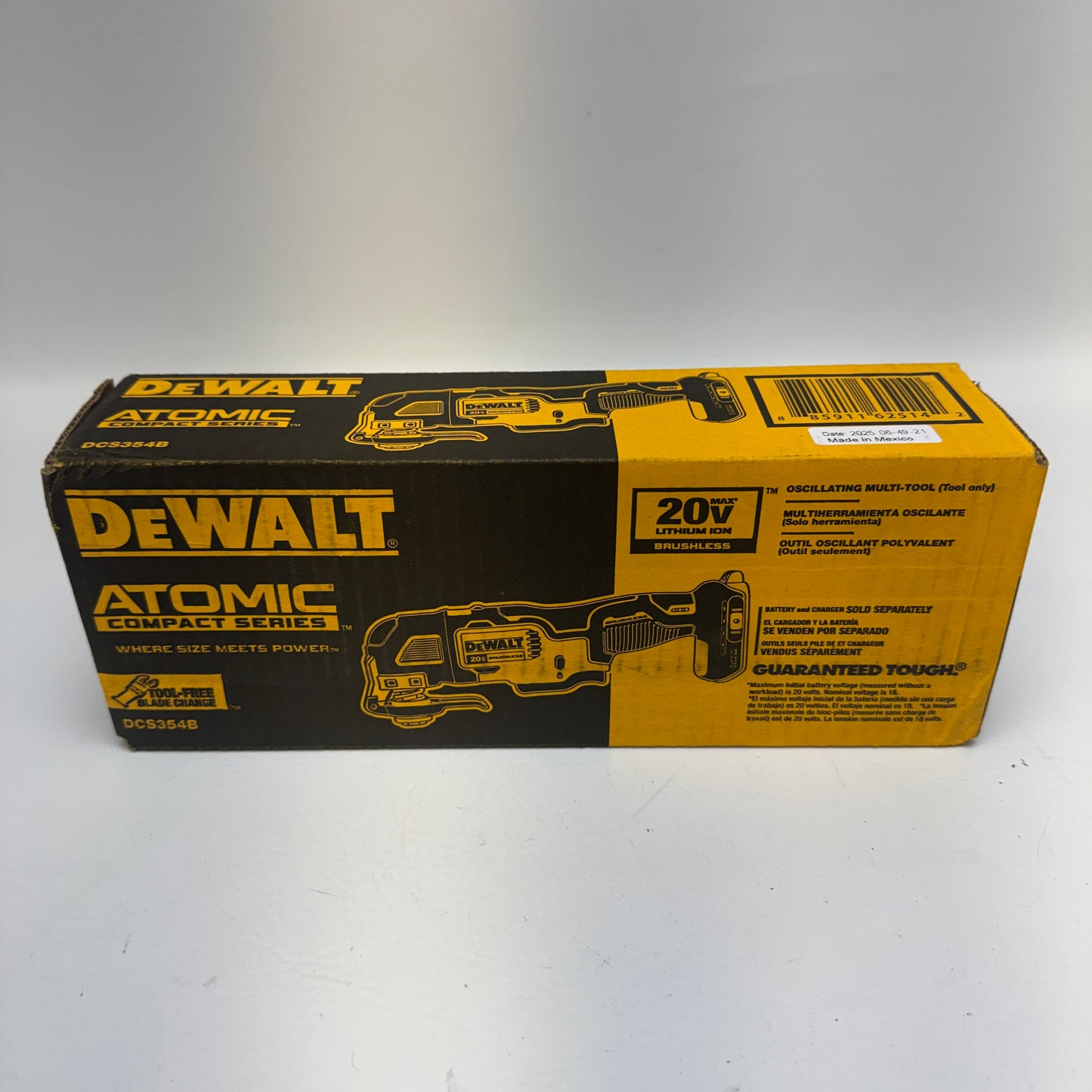 New DeWalt DCS354B ATOMIC 20V MAX Oscillating Multi-Tool Brushless Tool
