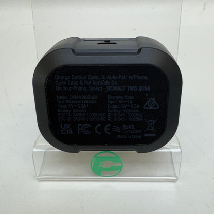 DeWalt DXMA1902092 Jobsite Pro-X1 True Wireless Earbuds Black