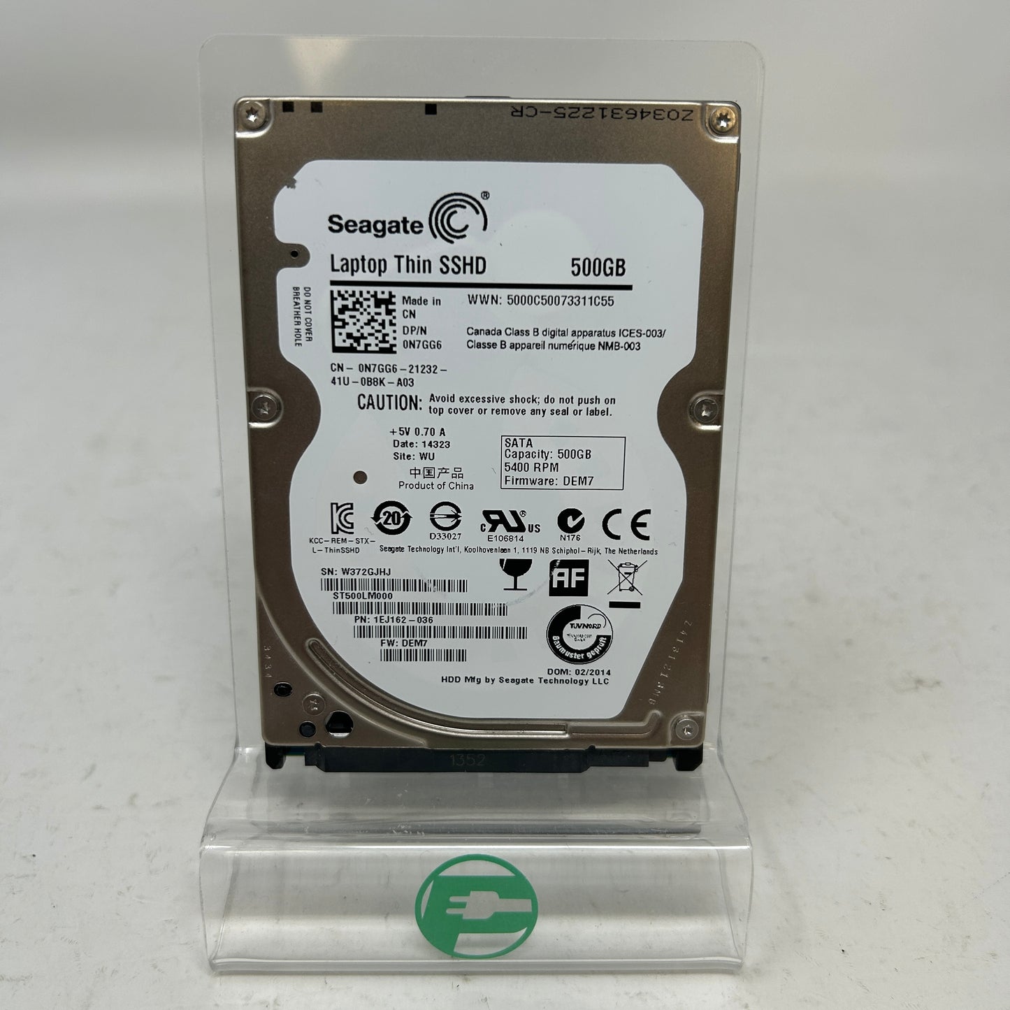 Seagate 2.5" ST500LM000 500GB SATA III 6Gbps SSHD