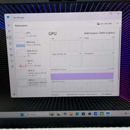 Asus ROG Zephyrus G14 GA402X 14" Ryzen 9 7940HS 4.0GHz 16GB RAM 512GB SSD 