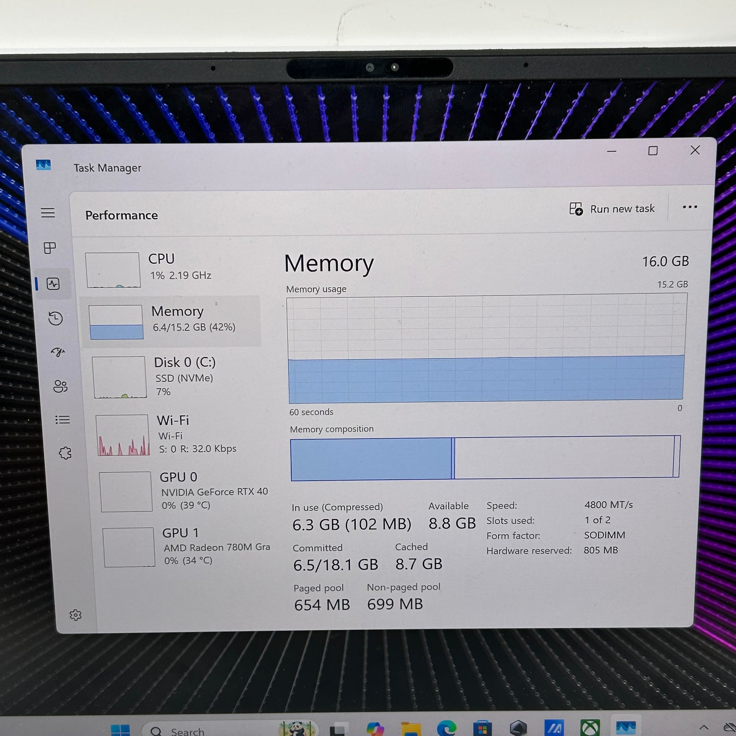 Asus ROG Zephyrus G14 GA402X 14" Ryzen 9 7940HS 4.0GHz 16GB RAM 512GB SSD 