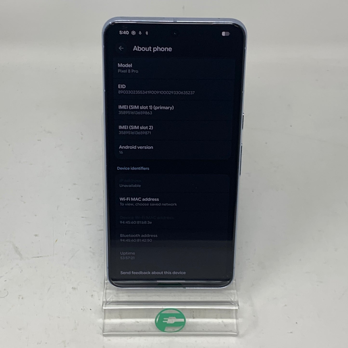 Unlocked Google Pixel 8 Pro 128GB Bay GA04841-US