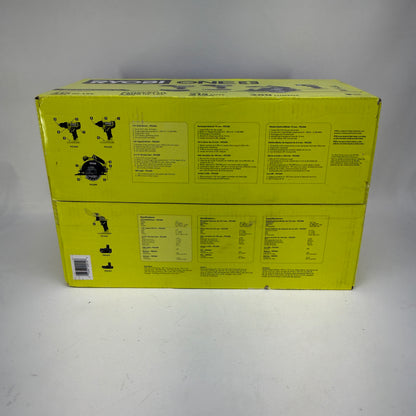 New Ryobi PCL1400K2 18V ONE+ Cordless 4-Tool Combo Kit 2 Batteries Charger Bag